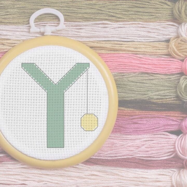 Free Winter tree cross stitch pattern - Craft with Cartwright