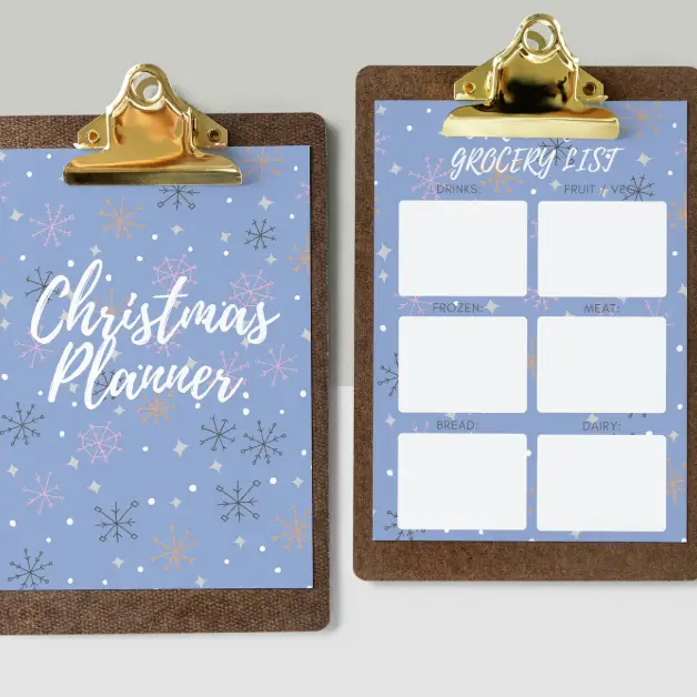 Free Christmas Planner printables