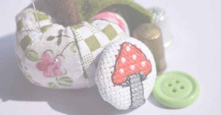 Image for Free toadstool cross stitch