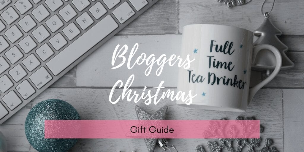 bloggers christmas gift guide flat lay