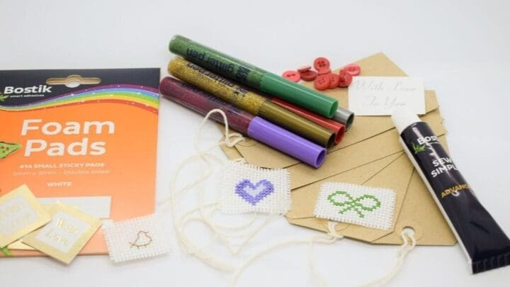 Image for Christmas Cross Stitch Gift Tags - How to