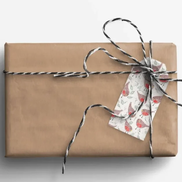 Free printable robin gift tag and paper
