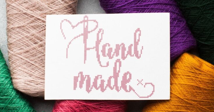 Image for 'Handmade' cross stitch pattern (free)