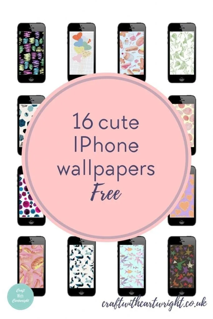 16 Free Cute IPhone wallpapers - Craft with Cartwright