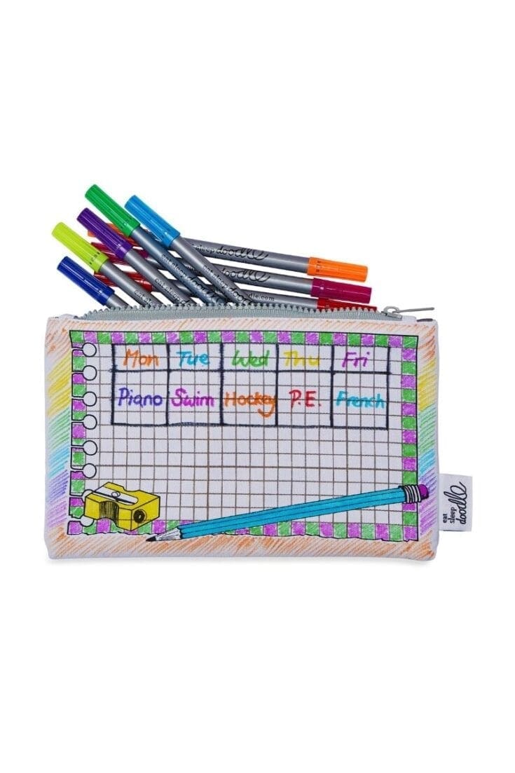 Image for doodle notebook pencil case - colour & design