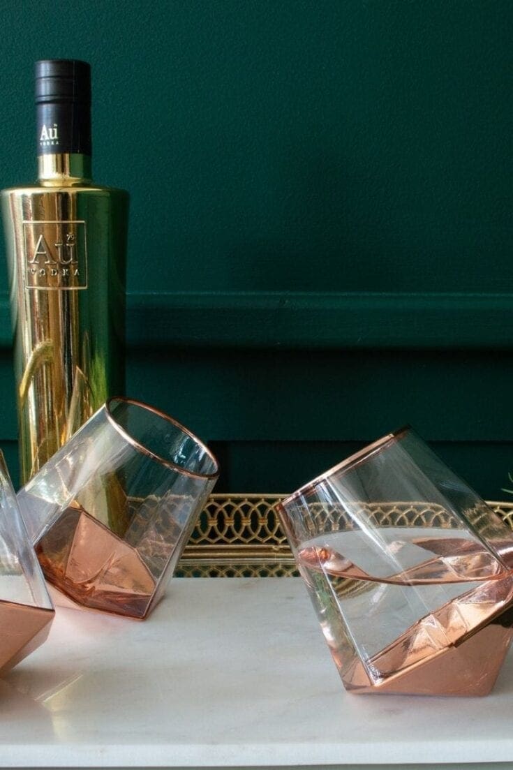 Image for Copper Balancing Glass Tumblers | Set of 4