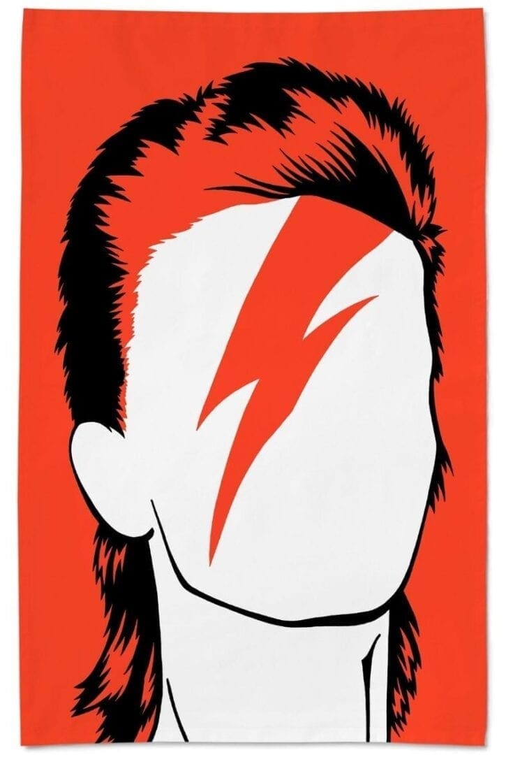 Image for David Bowie Tea Towel – Mint & May