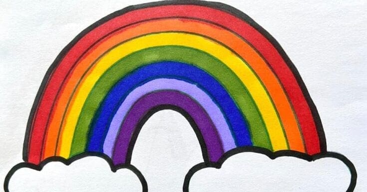 Image for Our walking water 'stay at home' rainbow experiment. Fun & easy home school idea for the children.