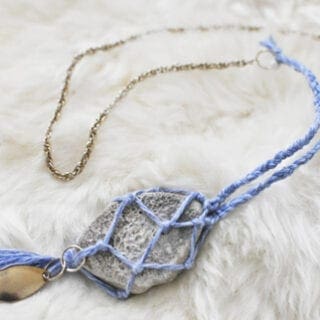 Image for Lune's Netted Stone Necklace