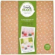 Image for Simply Make Craft Kits Glass Painting Kit Tumblers | Set of 4