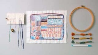 Image for Schoolhouse sampler - daily embroidery practice