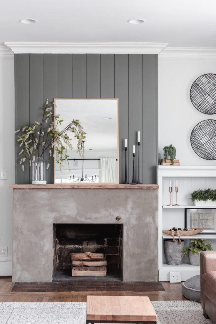 Image for Minimalist Spring Mantel Decor