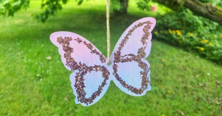 Image for 6 butterfly decorations SVG cut file (free)