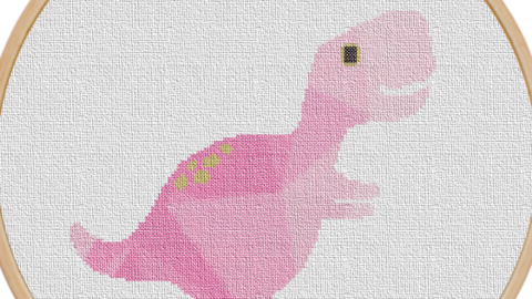 Image for T-Rex Cross Stitch