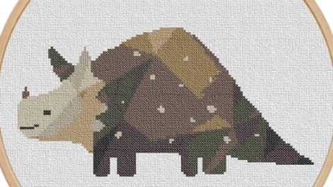 Image for Triceratops Cross Stitch