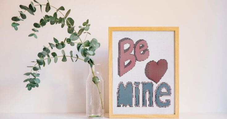 Image for Be Mine Valentine cross stitch (free)