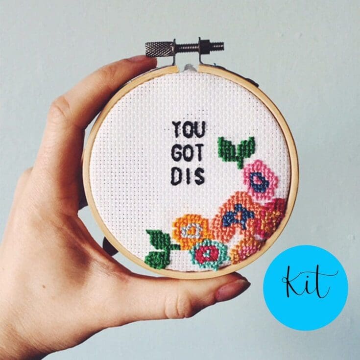Image for You Got Dis Cross Stitch Kit - Etsy UK