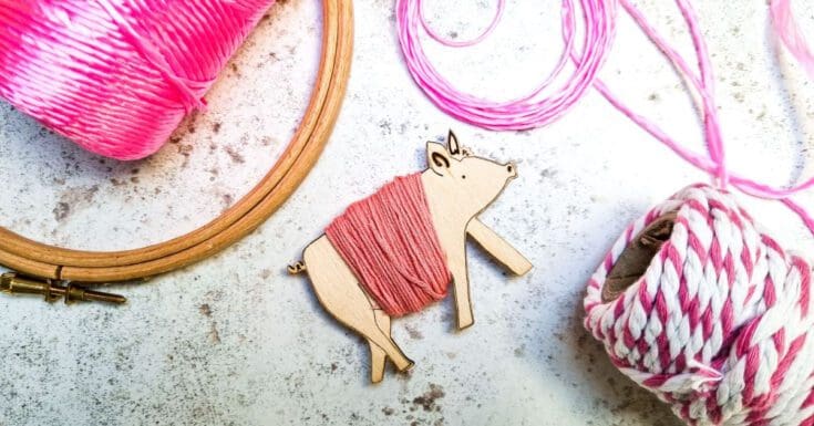 Image for Pig floss bobbin SVG