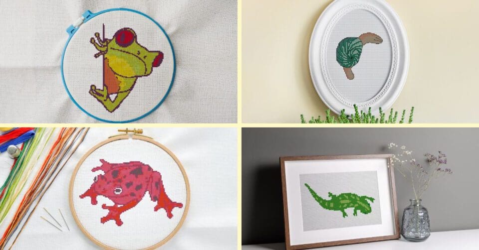 Free cold blooded cross stitch patterns - Craft with Cartwright
