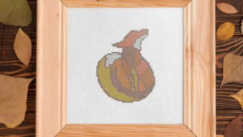 Image for Free vixen cross stitch pattern