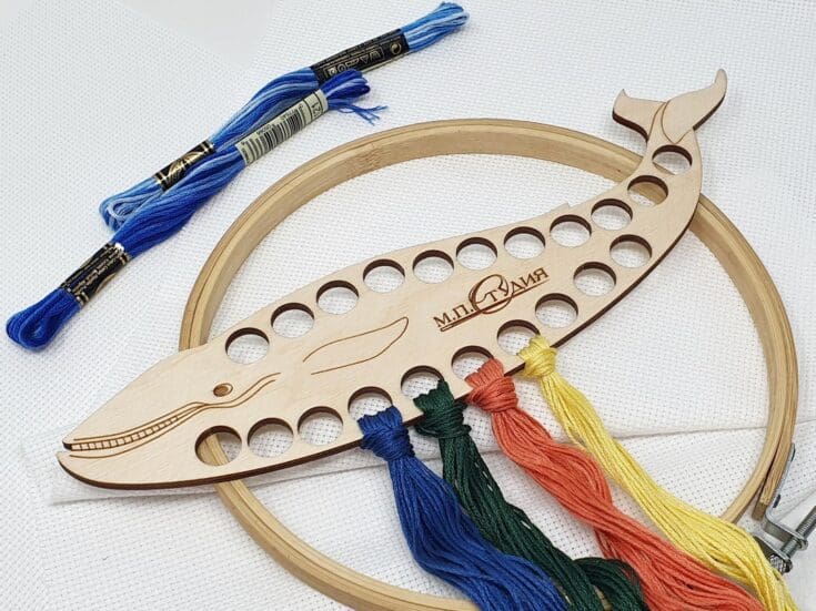 Image for Embroidery Threads Organizer Floss Holder - Etsy UK