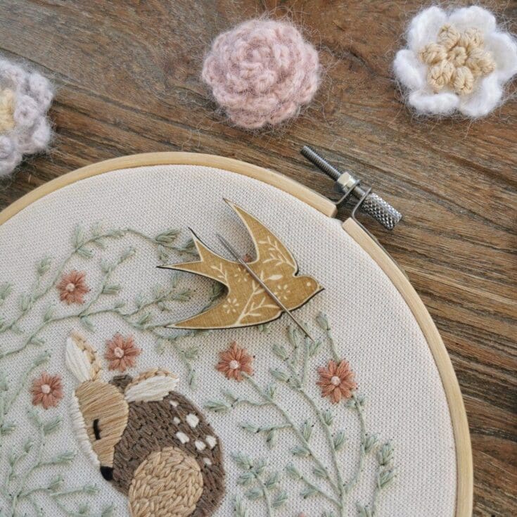 Image for Swallow Magnetic Bird Needle Minder Embroidery Accessory - Etsy UK
