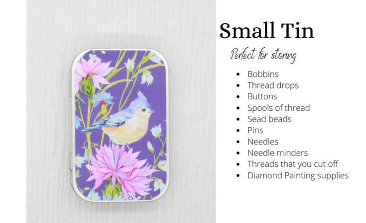Image for Bird Storage Case for Cross Stitch Embroidery Needlepoint - Etsy UK