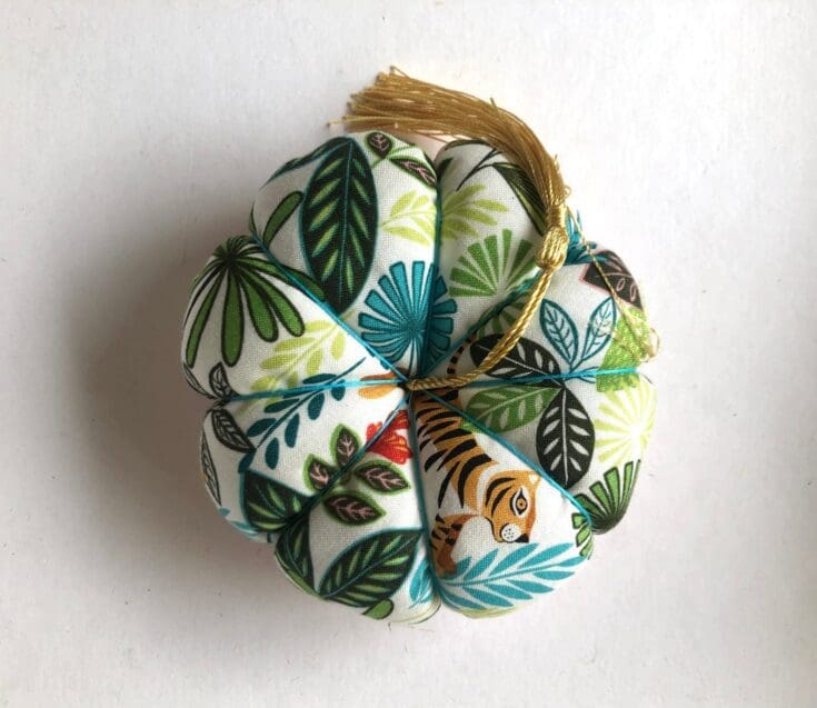Image for Tropical Animal Print Fabric Pin Cushion/ Fabric Pin Cushion/ - Etsy UK