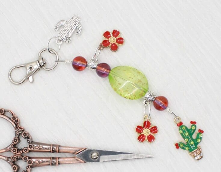 Image for Cactus Scissor Fob/scissor Decoration for Cross Stitch or - Etsy UK