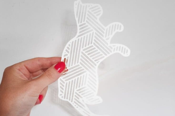 Image for Cat papercut file - abstract (free)