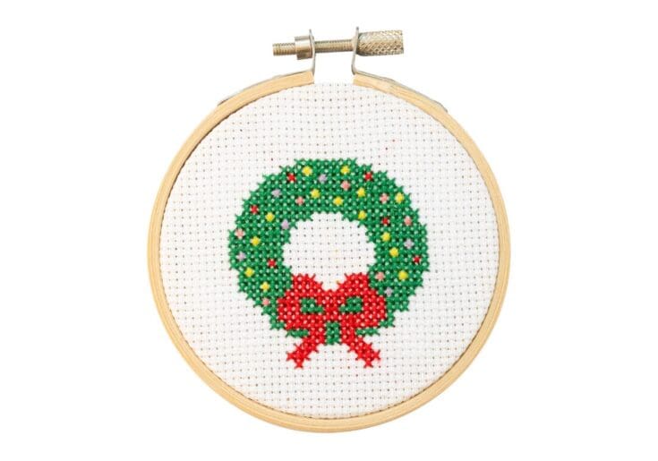 Image for Christmas Wreath Cross Stitch Kit