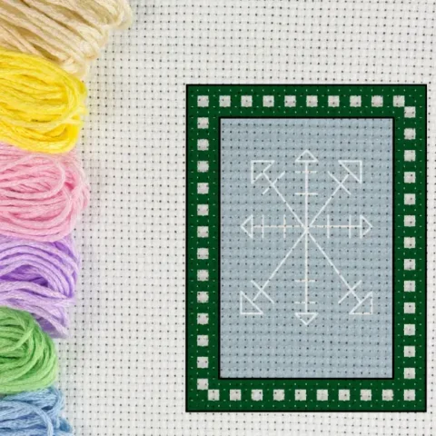 Image for FREE Mini Snowflake cross stitch pattern