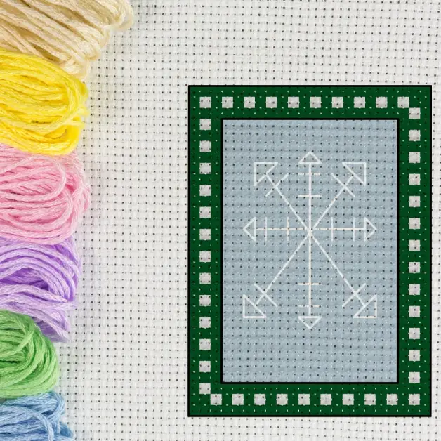 FREE Mini Snowflake cross stitch pattern