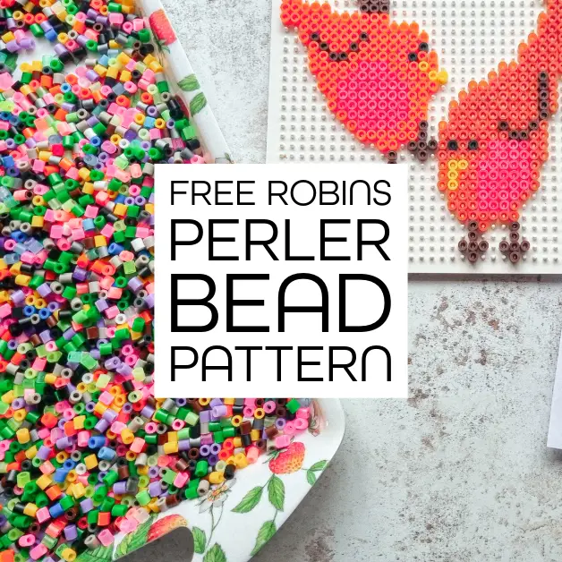 Free Robins perler bead pattern
