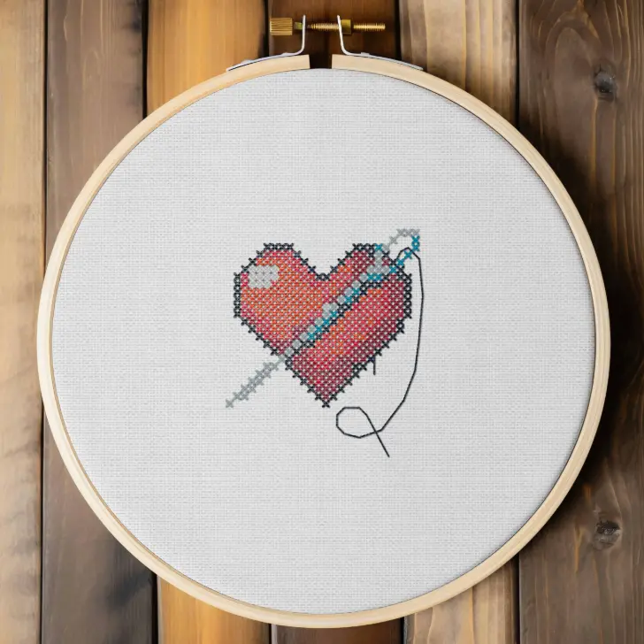 For the love of cross stitch (free pattern)