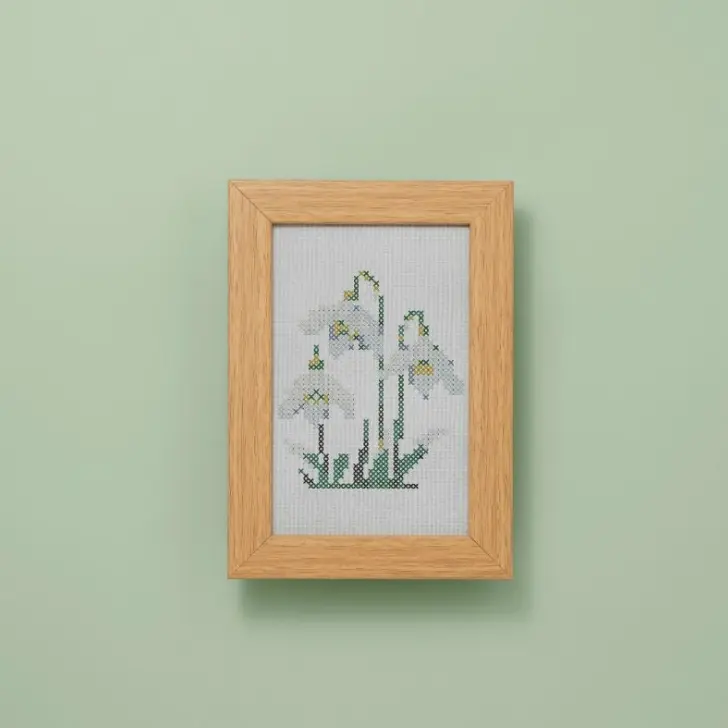 snowdrops cross stitch pattern (free)