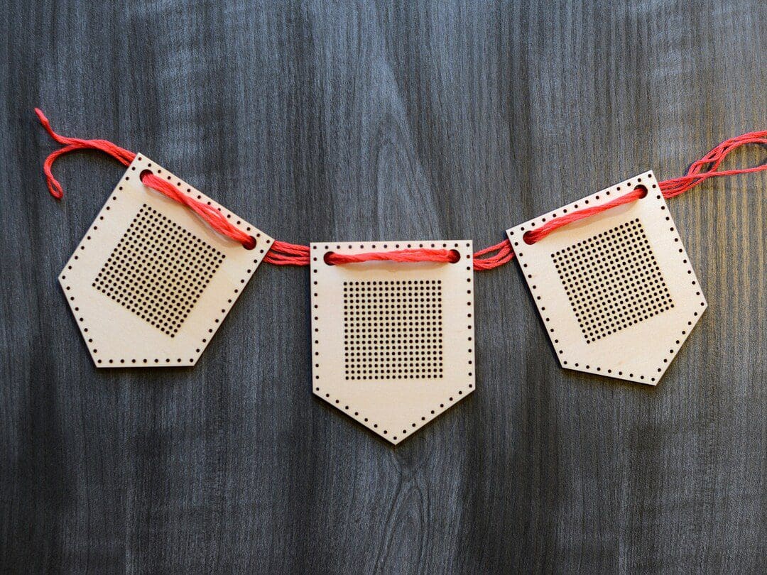 Where to buy wooden Cross Stitch Banners - Craft with Cartwright