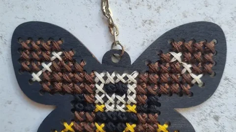 Image for Mini Death head moth cross stitch pattern
