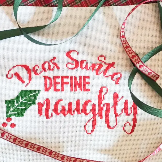 FREE Dear Santa cross stitch pattern