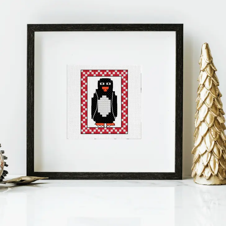 Mini penguin cross stitch (exclusive pattern)