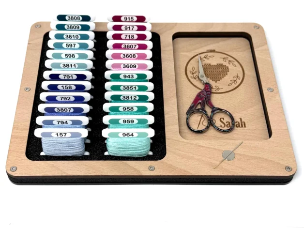 Image for Personalised Working Tray for Cross Stitch and Embroidery