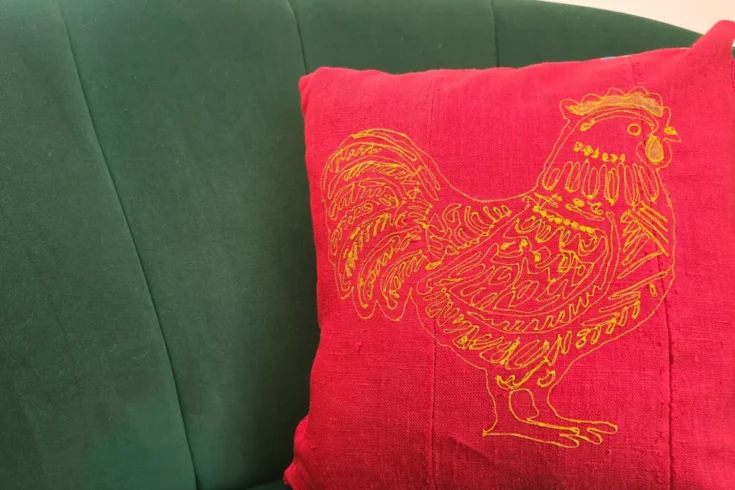 Image for Free French hen embroidery pattern