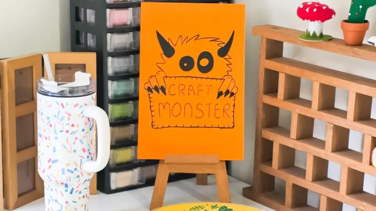 How to make a HTV acrylic sign for Halloween